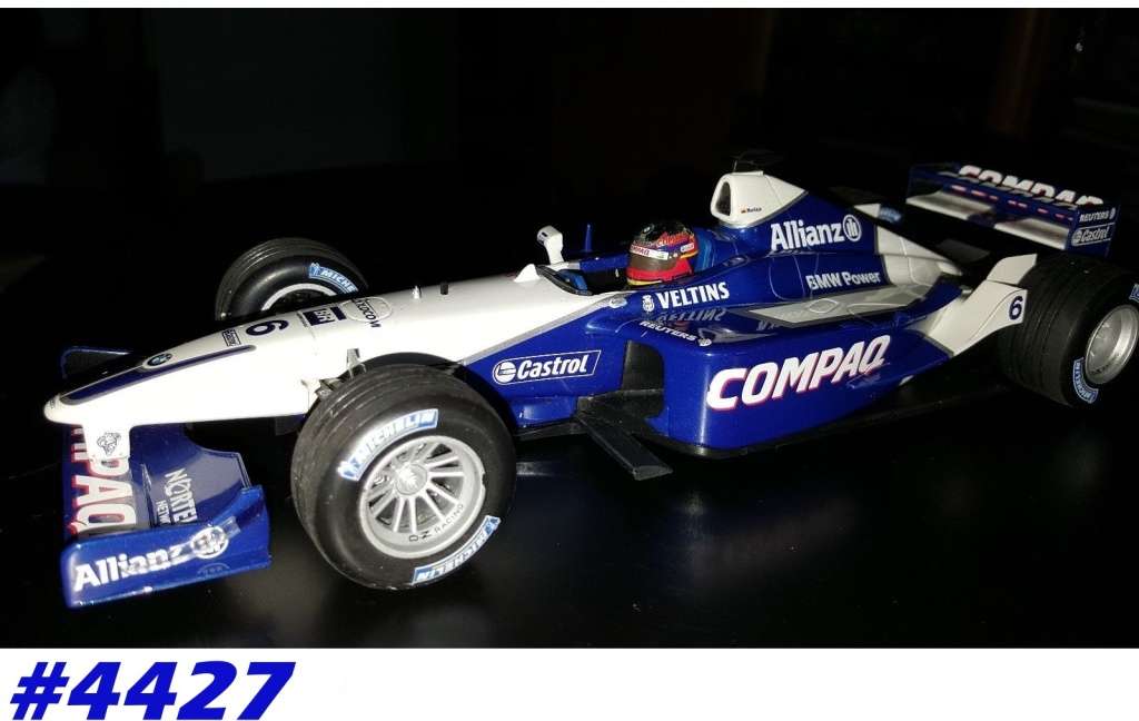 WilliamsF1 BMW FW23 #6 `01 J.P.Montoya 1/43 Minichamps NEW+boxed  #4427 instant wheels