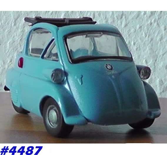 BMW Isetta Cabrio 1955 blue 1/43 Gama NEW+showcased  #4487 instant wheels