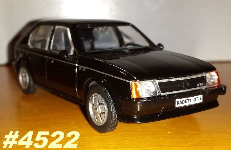Opel Kadett D GT/E 1983 black 1/43 IXO NEW+showcased  #4522 instant wheels