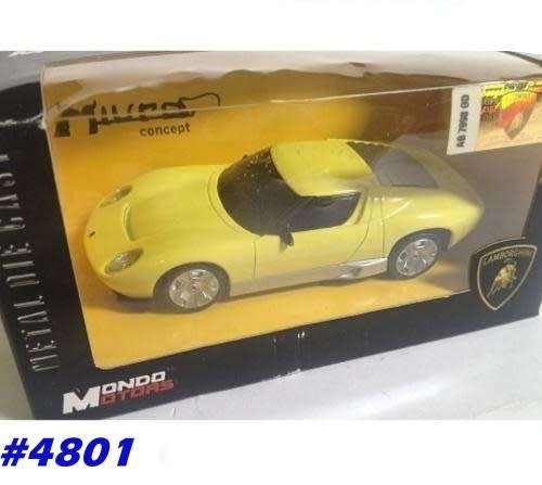 Lamborghini Miura Concept 2006 1/43 Mondo Motors NEW+boxed  #4801 instant wheels