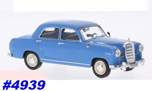Mercedes-Benz 180 Ponton (W120) 1953 blue 1/43 IXO NEWinBlister  #4939 instant wheels