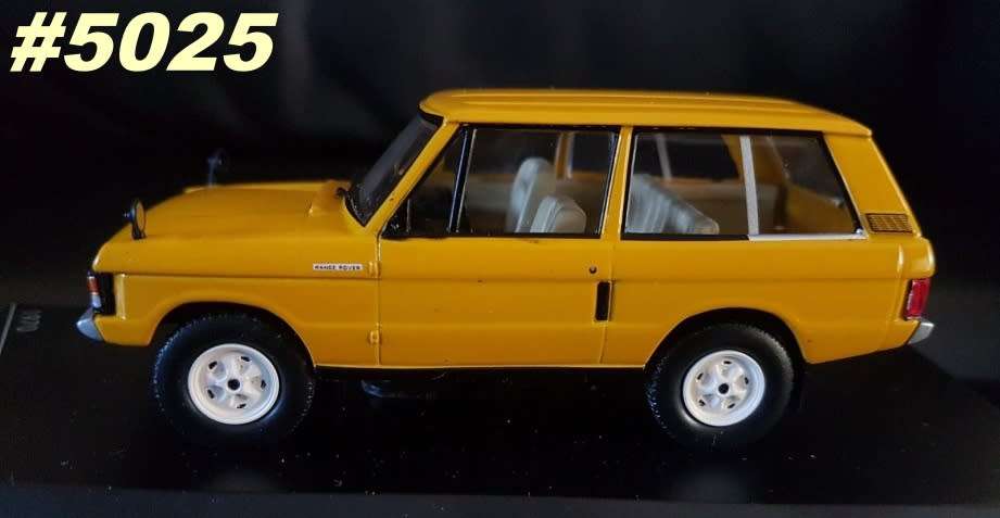 LandRover Range Rover 1970 yellow GTI Cllctn 1/43 IXO NEW+boxed  #5025 instant wheels