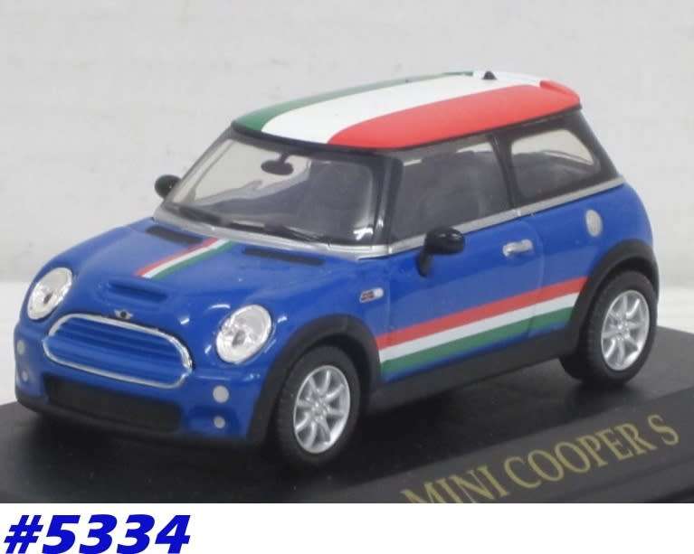 Mini Cooper S 2018 blue+IT-roof 1/43 Road Signature NEW+boxed  #5334 instant wheels