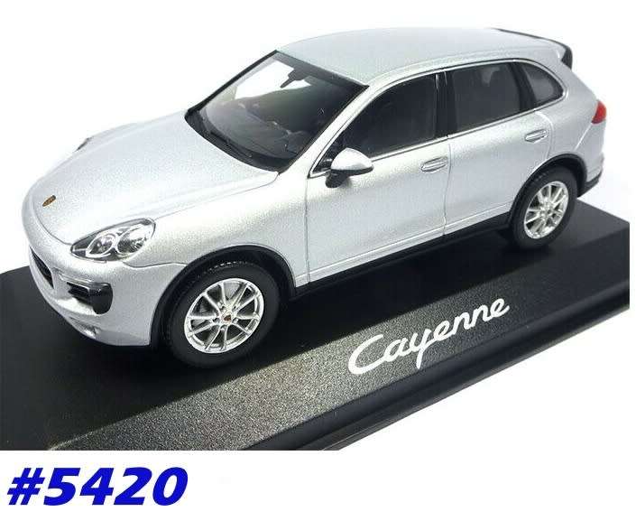 Porsche Cayenne (959) 2014 silver 1/43 Minichamps NEW+boxed  #5420 instant wheels