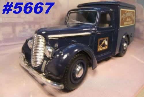Commer 8cwt Van `His Masters Voice` 1948 blue 1/43 Dinky NEW+reblistered  #5667 instant wheels