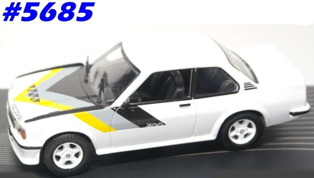Opel Ascona B 400 Rallye 1981 white 1/43 IXO NEW+reblistered  #5685 instant wheels