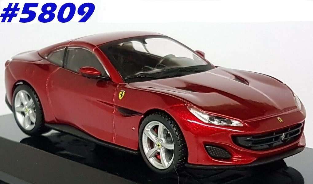 Ferrari Portofino 2018 red-metallic 1/43 IXO NEW+boxed  #5809 instant wheels