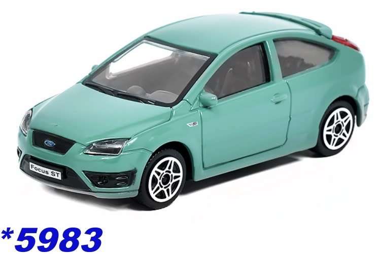 Ford Focus Mk.2 ST 2018 green-met 1/43 Bburago NEW+boxed *5983 instant wheels