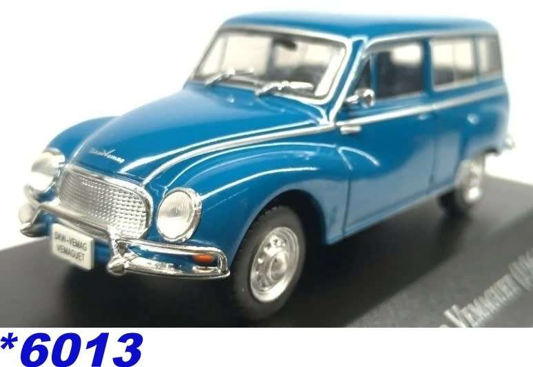 Auto-Union DKW-Vemag Vemaguet Stn Wgn 1964 blue 1/43 DeAgostini/IXO NEW+boxed *6013 instant wheels