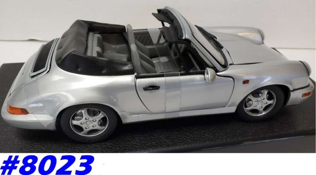 Porsche 911 Carrera 4 Cabriolet  (964) 1994 silver 1/18 Anson NEW+boxed #8023 instant wheels