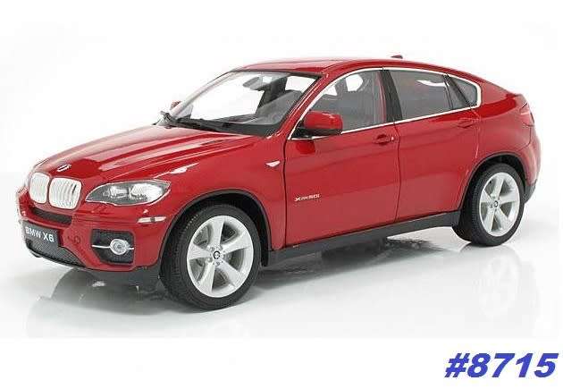 BMW X6 2009 rubyred 1:18 Welly NEW+boxed  #8715 instant wheels