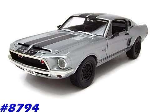 Shelby GT 500 KR 1968 grey-met 1/18 RoadSignature NEW+boxed  #8794 instant wheels