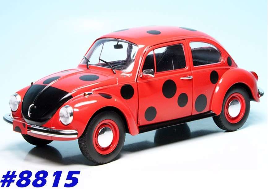 Volkswagen Beetle 1303 1973 LADY BUG red 1:18 Solido NEW+boxed  #8815 instant wheels