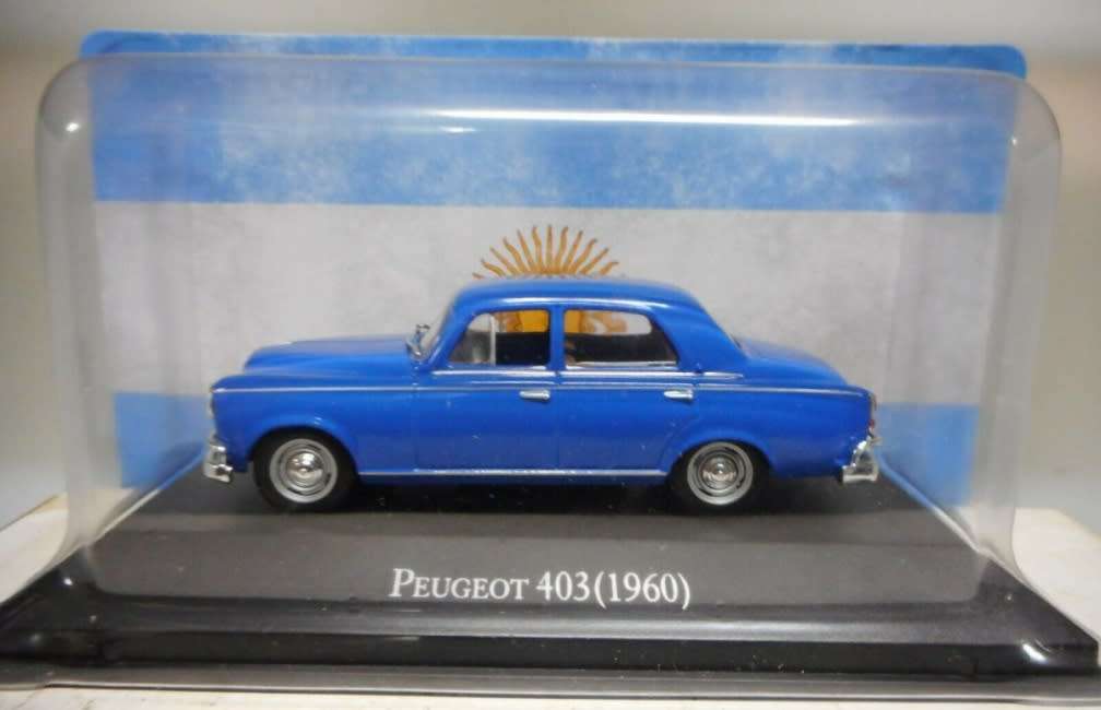 Peugeot 403 Saloon 1960 blue 1/43 IXO-Salvat NEWinBlister #6080 instant wheels