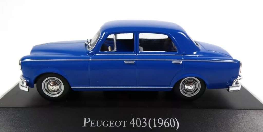 Peugeot 403 Saloon 1960 blue 1/43 IXO-Salvat NEWinBlister #6080 instant wheels