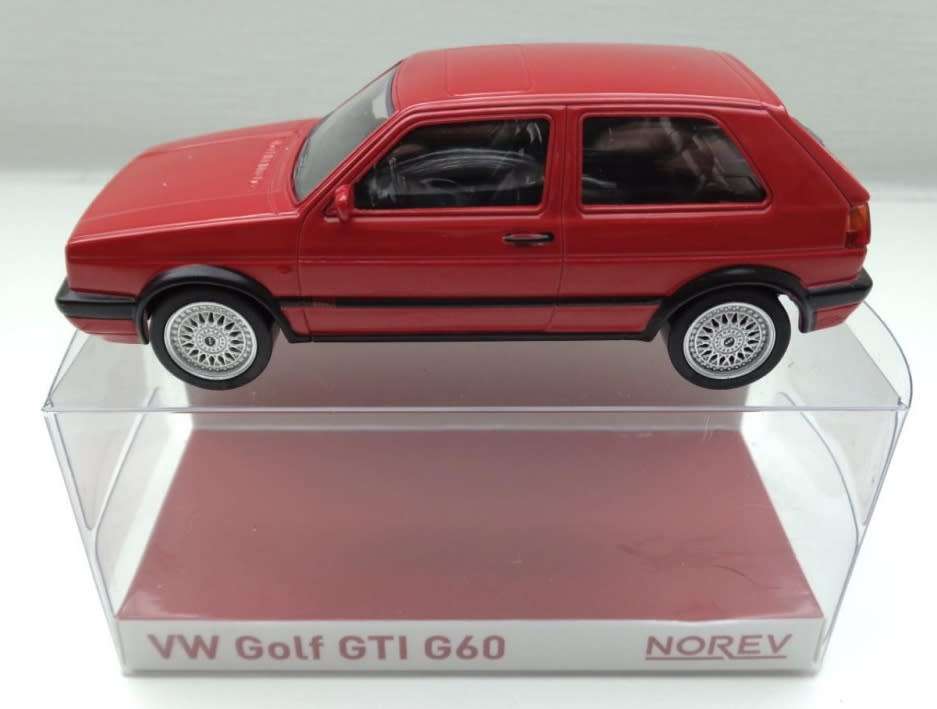 Volkswagen Golf II GTI (G60) 1990 red 1/43 Norev NEW+boxed #6098 instant wheels