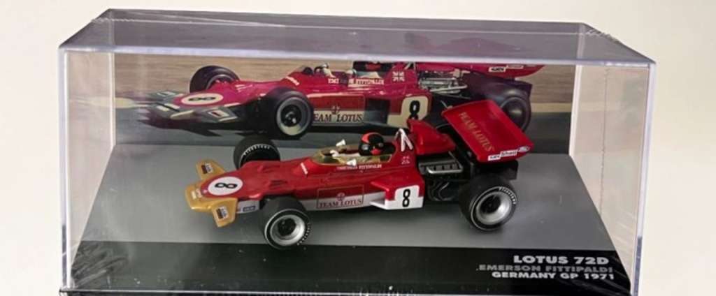 Lotus 72D F1 no.8 1971 Emerson Fittipaldi 1/43 IXO NEW+boxed #6101 instant wheels
