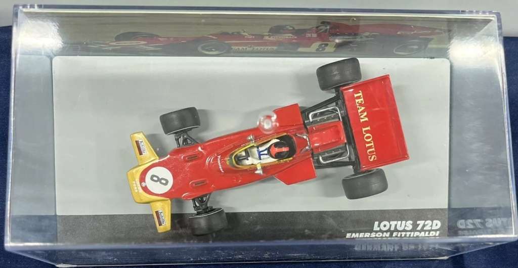 Lotus 72D F1 no.8 1971 Emerson Fittipaldi 1/43 IXO NEW+boxed #6101 instant wheels
