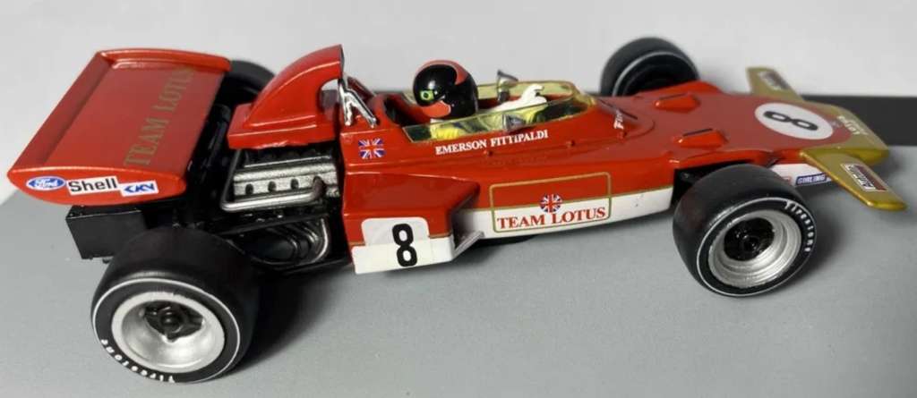 Lotus 72D F1 no.8 1971 Emerson Fittipaldi 1/43 IXO NEW+boxed #6101 instant wheels