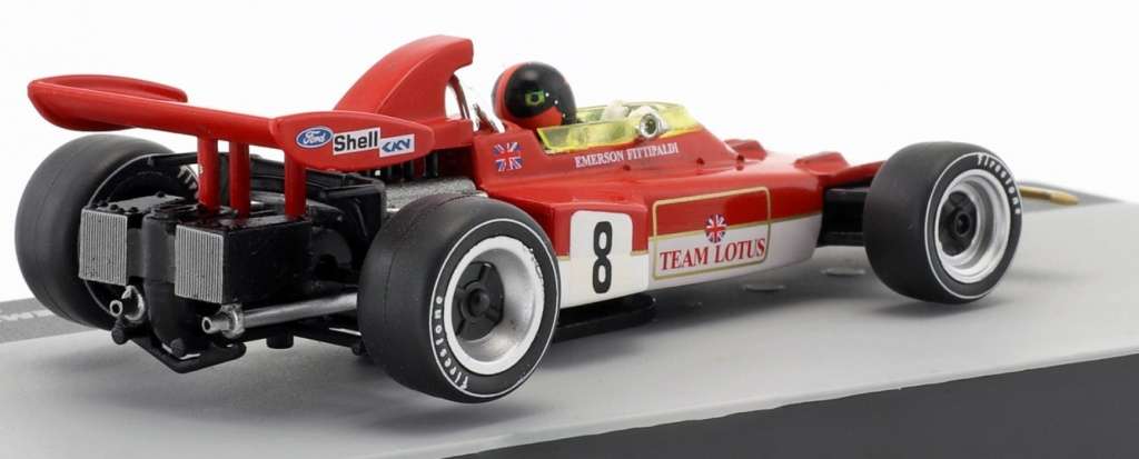 Lotus 72D F1 no.8 1971 Emerson Fittipaldi 1/43 IXO NEW+boxed #6101 instant wheels