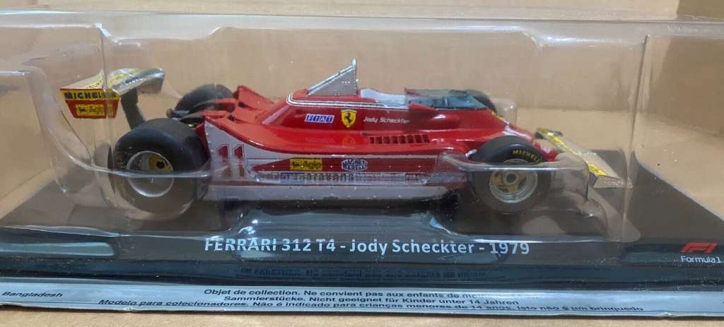 Ferrari 312 T4  #11  F1 1979 world champ J. Scheckter 1/24 Premium NEWinBlister #2347 instant wheels