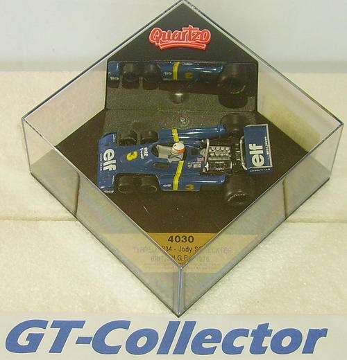 1:43 TYRELL P34 1976 JODY SCHECKTER'S 6 WHEELER, Quartzo, MINT boxed, 7ds money-back g'tee! #430001
