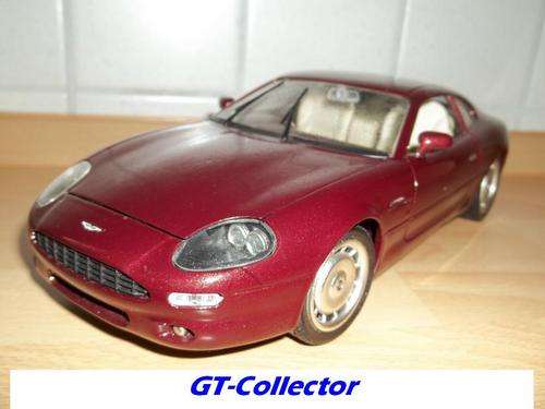 1:18 Aston Martin DB7 maroon metallic by Guiloy, top cond, 7 days money-back guarantee! #009