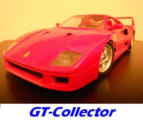 1:18 Ferrari F40  red 1987 by Bburago, as new in original box, 7 days money-back guarantee! 101