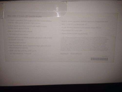 Apple iMAC | 21.5 INCH | Core i5 2,7 GHz | 8GB DDR3 RAM | 1TB HDD | *** Apple Imac *** Late 2012 sli