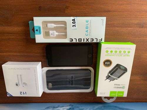 Iphone 8 64gb Refurbished 3 months warranty charger ,cover, tws airpods