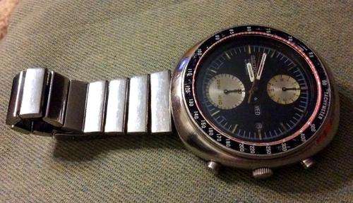 A great vintage Seiko up-down automatic chronograph. No Reserve
