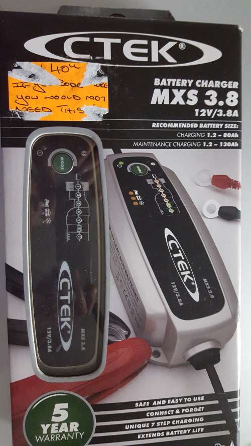 Brand New CTEK MXS 3.8 Batter Charger - Free Shipping in SA