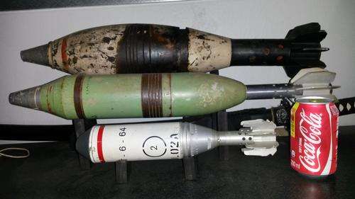 3 x Mortar rounds - free delivery if door to door