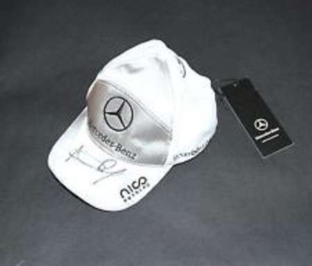 WOW HERE IS AN OPPORTUNITY TO OWN AN AUTHENTIC NICO ROSBERG FORMULA 1 HAND SIGNED PEAK CAP