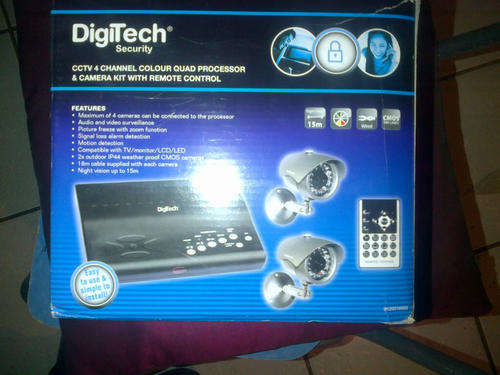 DIY CCTV 4 CHANNEL CAMERA WITH REMOTE