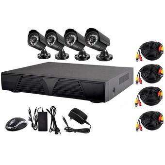 AHD 4 Channel CCTV Kit 3mp camera