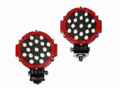51w Round Led Light 7" Spot Work Off Road Fog Driving Roof Bar Bumper for SUV Boat 4x4 Jeep Lamp