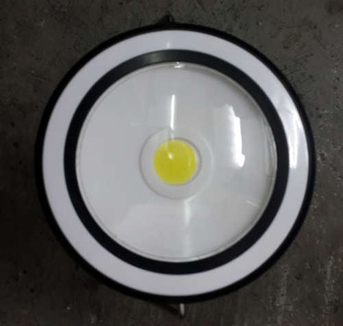 Round LED Camping Lamp with solar panel and usb port for phone charging