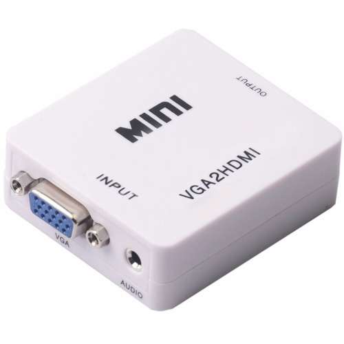 VGA to HDMI Mini Box Video Audio Converter