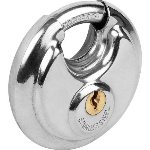 60mm Stainless Steel Disc Padlock BS-0102