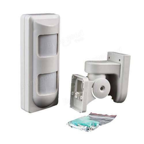 Dual PIR Wired Motion Detector Outdoor Security Beam CO-823