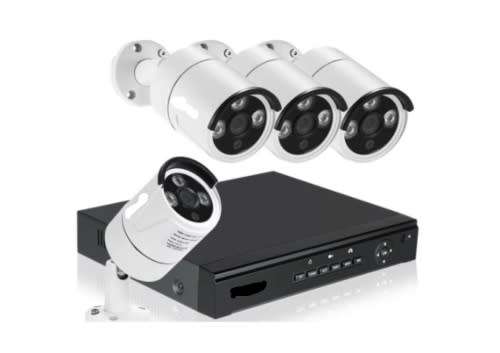 4 Channel Complete POE Kit + IP Cameras