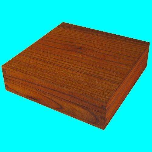 Wooden Box with Hinged Lid Size 10
