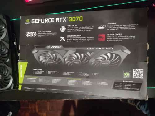 RTX 3070 8gb Ventus