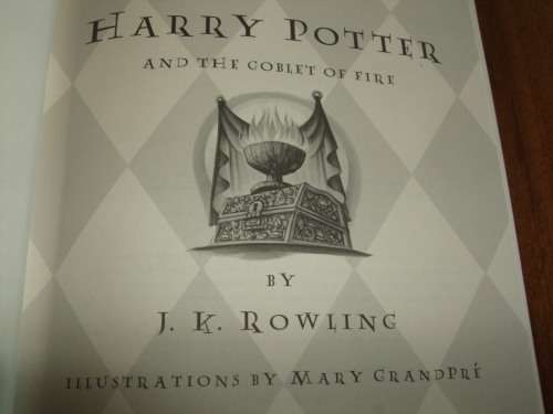 HARRY POTTER AND THE GOBLET OF FIRE - FIRST AMERICAN EDITION