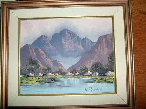 BARGAIN - PAIR OF H. MOMMEN  LANDSCAPE PAINTINGS