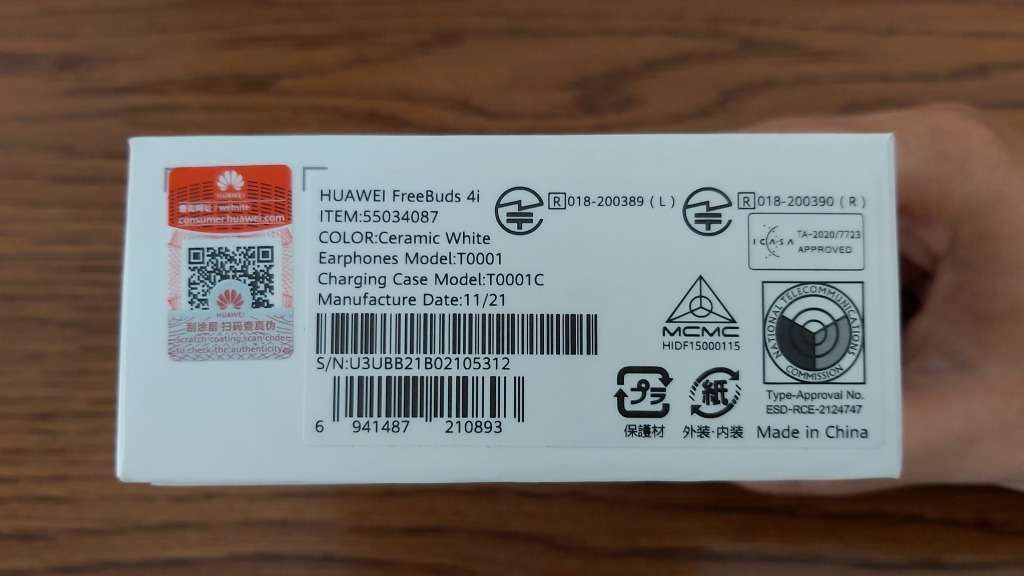 Huawei Freebuds 4i Earphones