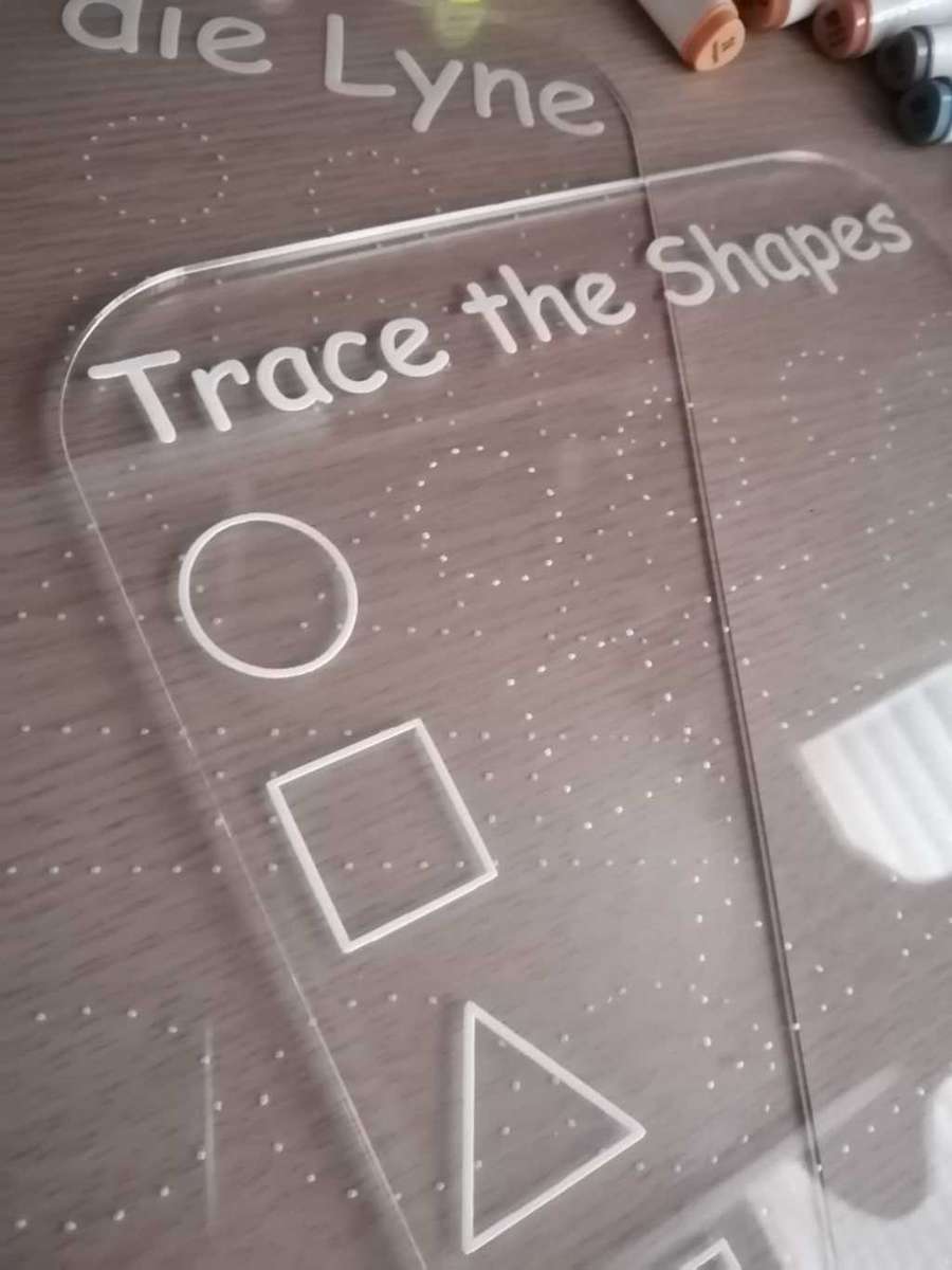 Acrylic Dry Wipe Boards Set(English)