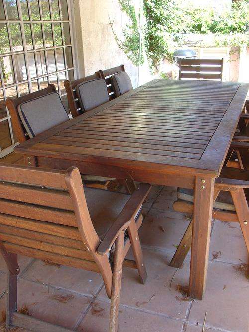 7 Seater Zimbabwe Teak Patio Set