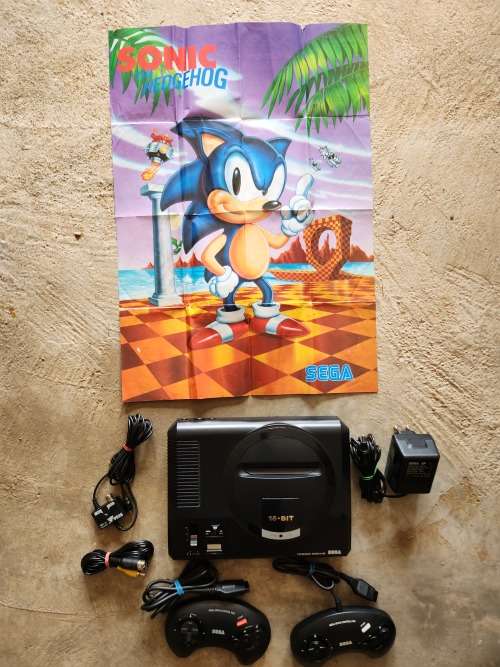 Sega Mega Drive Console and Games